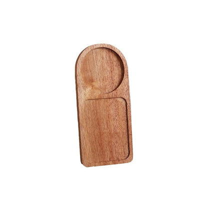 Coffee Tray Wood Plate Breakfast Tray For Serving Food Hospitality Coffeeware Teaware Decoration Table Decoration Accessories