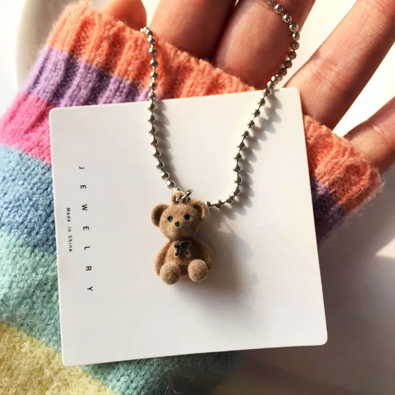 Necklace For Women Cute Girls Animal Sweet Heart Butterfly Fashion Party Rap Gummy Bears Blade