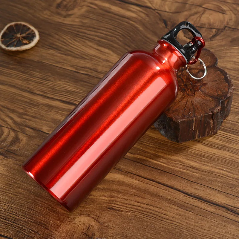 (12pcs) Camping Alloy Water Bottle 500ml Lightweight Single Wall Soft Camping Cycling Water Bottle
