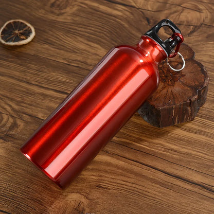 (12pcs) Camping Alloy Water Bottle 500ml Lightweight Single Wall Soft Camping Cycling Water Bottle