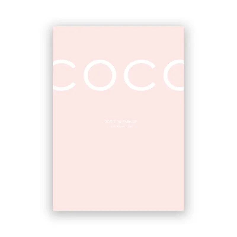 Scandinavian Decor I Don't Do Fashion Nordic Art Decor Posters and Prints Wall Pictures for Living Room Wall Art Canvas Prints
