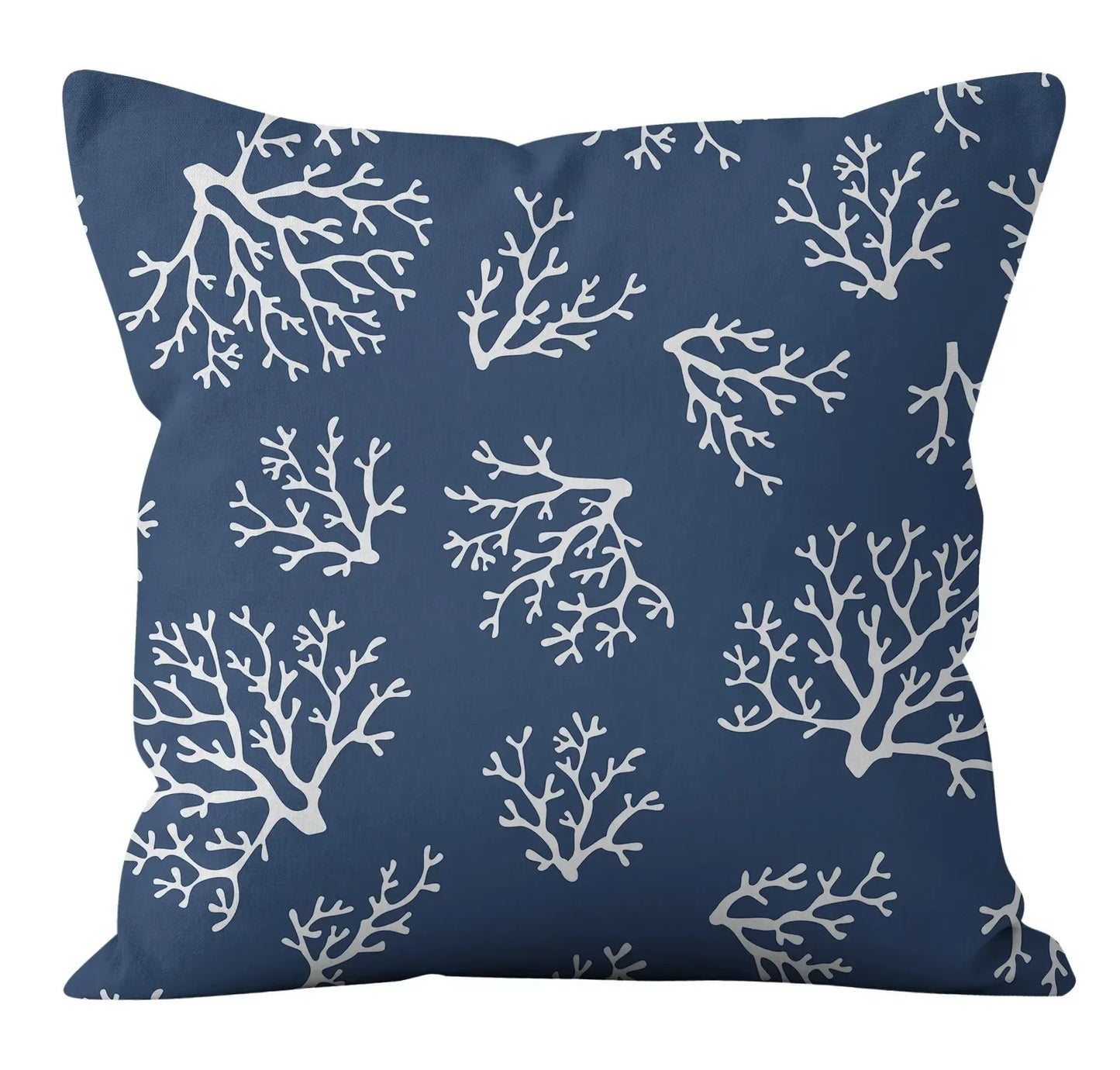 Modern Fashion Nordic Sofa Simple Cushion Cover Living Room Decoration Pillow Cover Navy Blue Geometric Pillow Cover