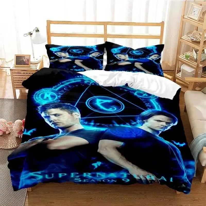 Supernatural 3D Printed Duvet Cover Set Twin Full Queen King Size Bedding Set Bed Linens Comforter Bedding Sets