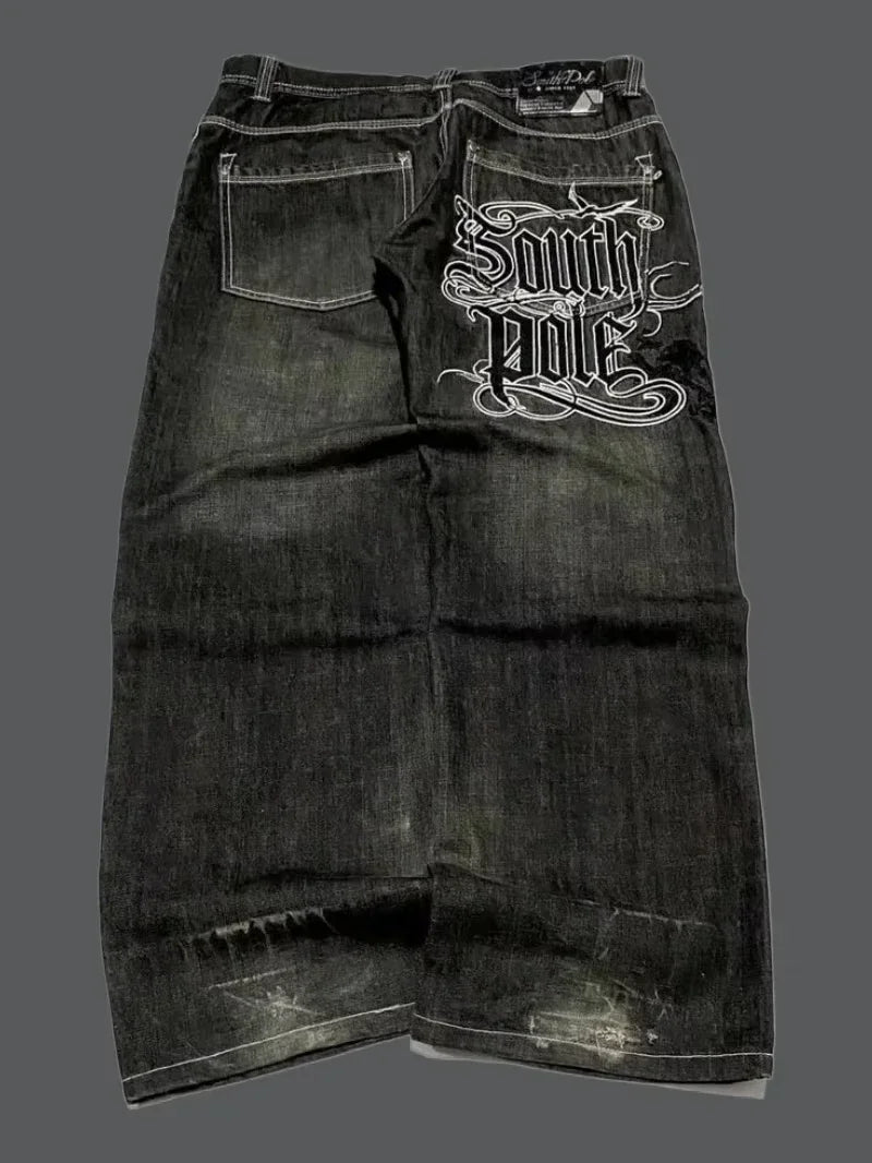 American Fashion Trend Joker Best Sell Special Spot Jeans Women Street Y2K New Punk Oversized Wide-leg Pants Unisex Casual Jeans