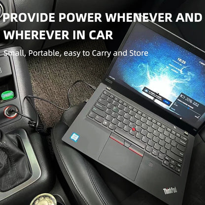 19.5V 3.34A 4.64A 7.4*5.0mm 90W Car Laptop Charger Dc Power Adapter for Dell Latitude E5270 E5450 E5470 E5570 E7270 E7450 E7470