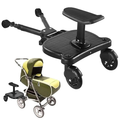 2 in 1 Sit and Stand Stroller Pedal Adapter Creative Universal Strollers Step Board Adapter Comfort Convenient