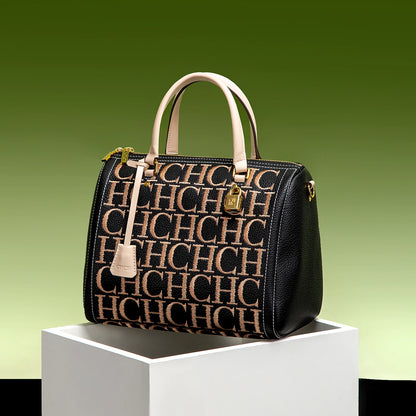 New Women's Trendy Tote Bag, High-Quality Embossed Design, Large Capacity Small Square Handbag, Women's Shoulder Bag