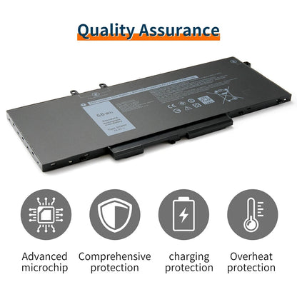 BVBH 3HWPP Laptop Battery for Dell 5401/5410/5411 Latitude 5501 Precision 3541/3551 1VY7F/N2NLL with Installation Tool