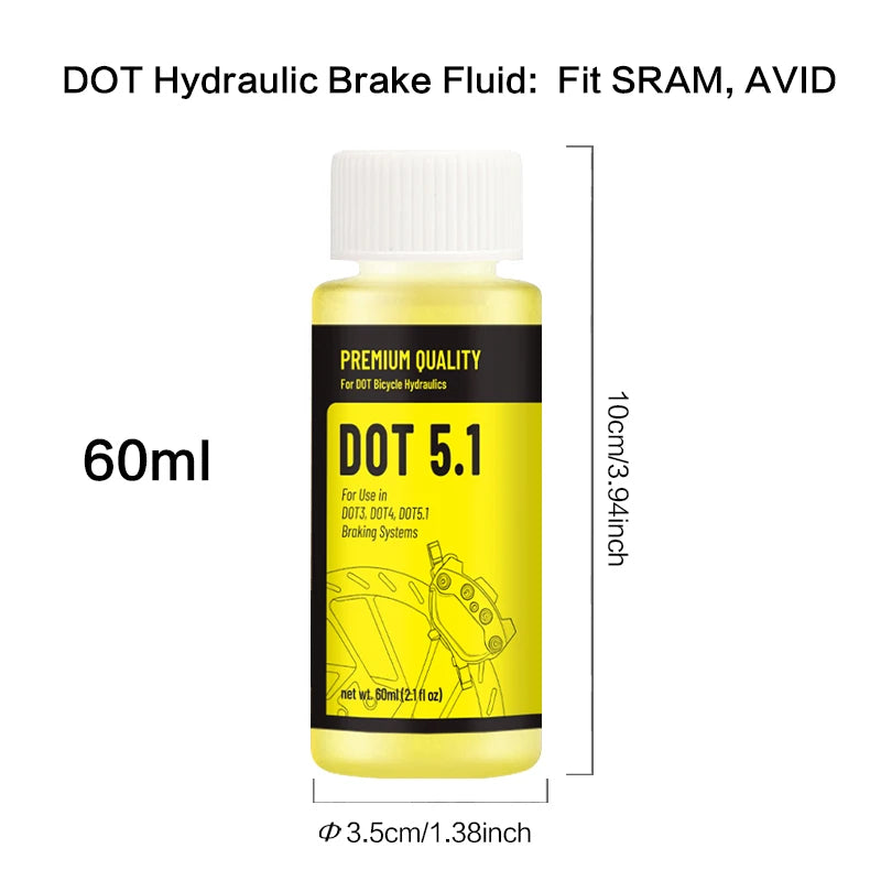 Bike Accessories Brake Fluid Bike Mineral Oil DOT Fit Shimano SRAM AVID MAGURA Hydraulic Brake Fluid Bicycle Parts
