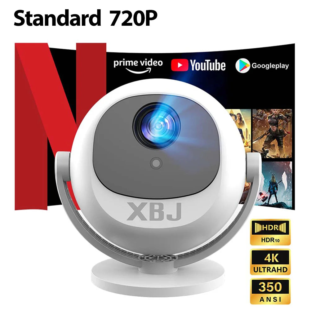 XBJ Mini Projector BL360 with WIFI BT,Protable Projector