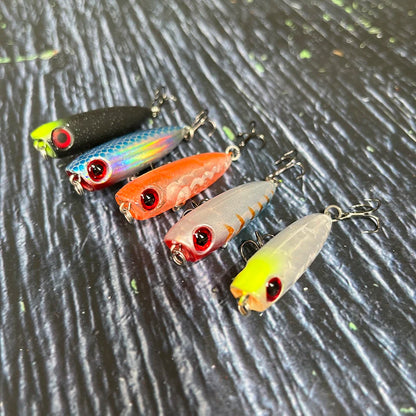 1 Stück 45 mm 3 g sinkender Bleistift-Angelköder Mini Popper Walking Dog künstlicher Hartköder Pesca Wobbler Swimbait Tackle Zubehör
