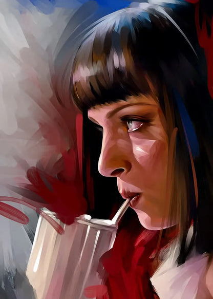 Modern Painting Posters and Prints Movies Pulp Fiction Canvas Painting Wall Art Pictures for Home Living Room Decor Cuadros