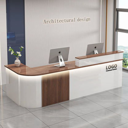 Professional Office Bar Counter Simple Luxury Beauty Design Reception Desk Modern Salon Bancone Bar Lusso Commercial Furniture