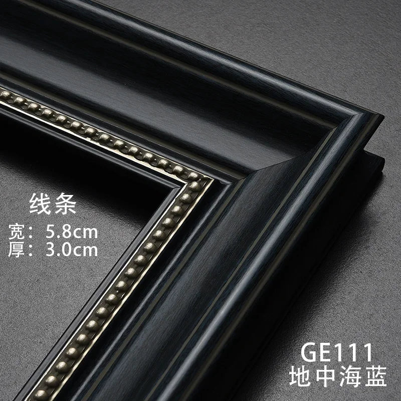 Gold Paint Frame Oil Paintings Wall Art Pictures Frames Embroidery Frame Home Decor Porta Retrato Digital Personalized Gift