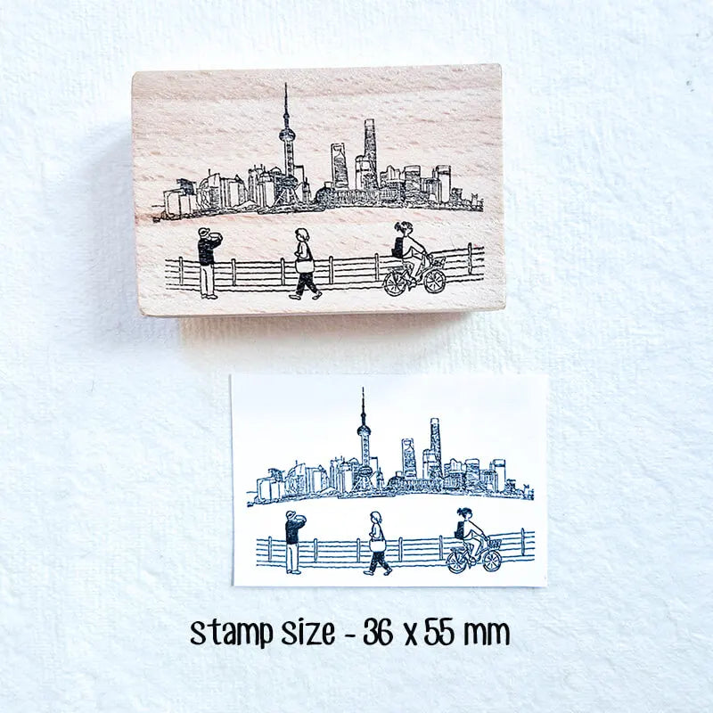 Stamp Scrapbooking  8 Types Scrapbook Journaling Stationary Stamp