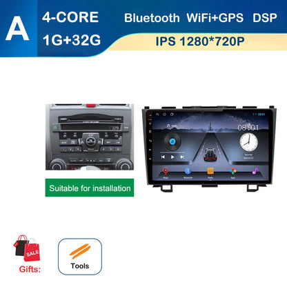9 inch GPS Navigation for Honda CRV CR-V 3 2007 - 2011 Android System Car Radio Multimedia Player Touch Screen 4G BT Auto Tools