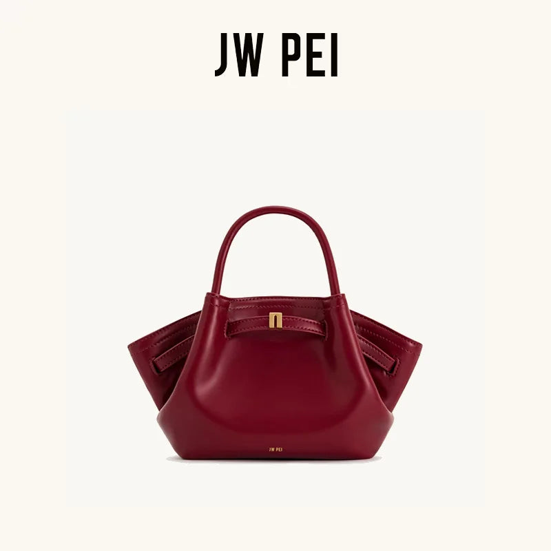 JW PEI Dumpling Bun New Small Women's Shoulder Crossbody Bag High Quality Handheld Small Bag Women'sMedium Faux Suede Tote Bag