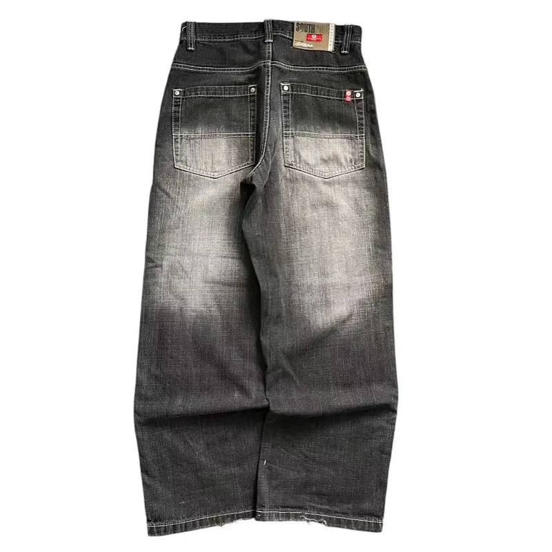 American Fashion Trend Joker Best Sell Special Spot Jeans Women Street Y2K New Punk Oversized Wide-leg Pants Unisex Casual Jeans