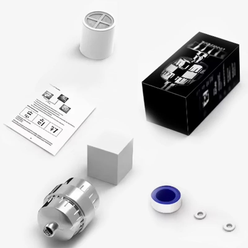High Efficiency Shower Head Filter Chlorine Removal Water Purifier Cartridge Water Heater Pre Filter