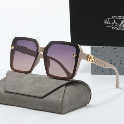 2025 New Sunglasses Women Large Frame Sun Glasses UV Protection Female Eyeglasses Ladies Gafas De Sol Mujer  Gafas De Sol Mujer
