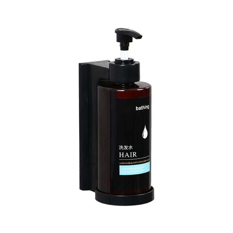 Soap Dispenser Set No Drill Wall Mounted 3 Chamber Shampoo Shower Gel Liquid Soap Dispenser for Bathroom Hotel Commercial Use