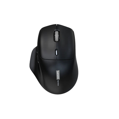 Lenovo Wireless Mouse, Ergonomic Design, Comfortable to Use, Dual-Mode Connection, Suitable for Gaming and Office Use, Large-Capacity Battery