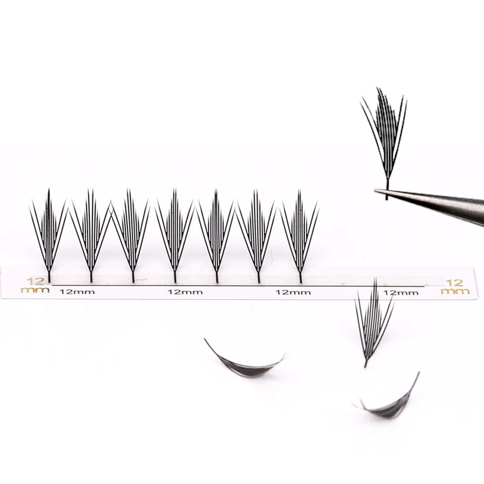 New Comic Eyelash Fan Anime Spire Individual Feather Shaped Eyelash Extensions Manga Elf Style Lashes Extensions Cosplay  Makeup