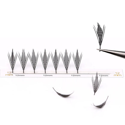 New Comic Eyelash Fan Anime Spire Individual Feather Shaped Eyelash Extensions Manga Elf Style Lashes Extensions Cosplay  Makeup