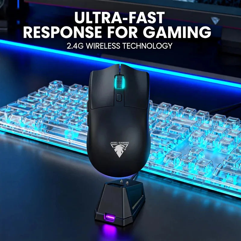 2026 NEW X11 Gaming Mouse 3-Speed DPI Esports Wireless Ergonomic Design Gaming Connection Magnetic Charging Dock RGB Lighting