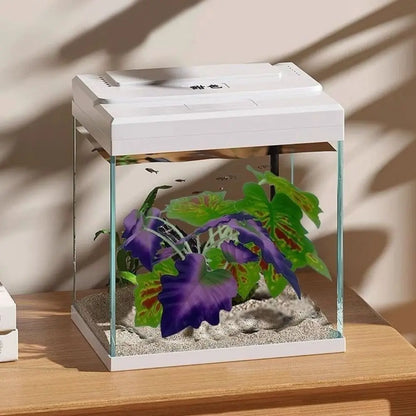 Plastic Aquarium Water Plants Small Decorative Artificial Underwater Plants Lifelike with Sturdy Stems Aquarium Landscaping