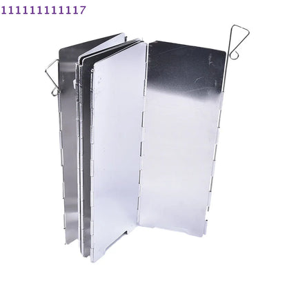 8-Plate Foldable Gas Stove with Integrated Windbreak  Portable Cooking Equipment for Outdoor Camping