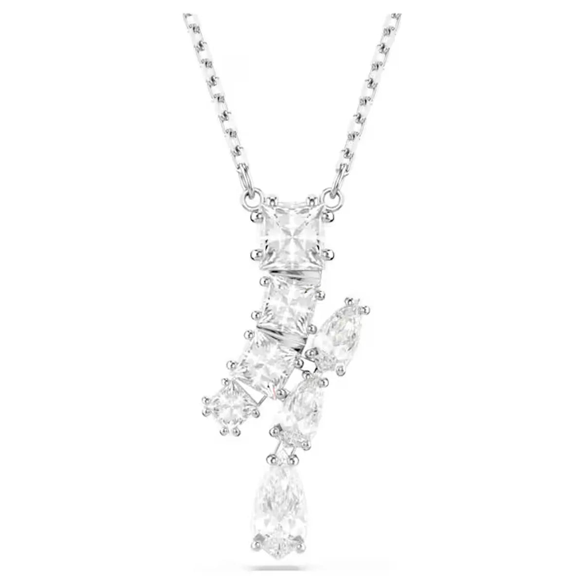 2025 New Trend Fine Wedding Jewelry Set Charming Luxury White Water Drop Crystal Fashion Women's Necklace Bracelet Earrings Ring