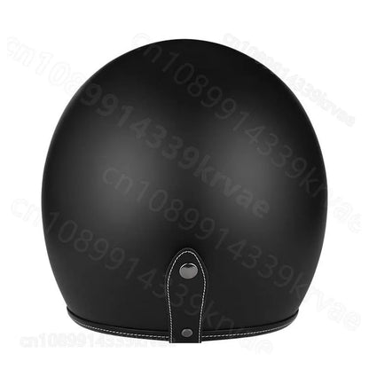 Motorcycle Retro Motorcycle Helmet Electric Vehicle Helmet Riding  3/4 Locomotive Helmet Motorcycle Equipments