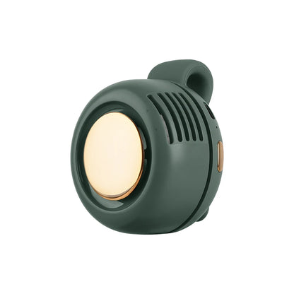 Portable Fan Mini Handheld Rechargeable Bladeless Electric Fan Clip Waist Fan Suitable for Outdoor Ventilation Desktop Small Fan