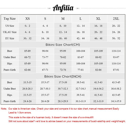 Anfilia Women Sporty Casual Crop Bikini Set Two Piece Set Color Block Swimsuit Bathing Suit