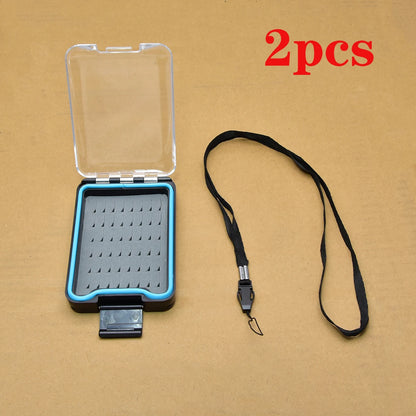 YIRUMRI Fly Fishing Box Tackle Lure Bait Fish Hook Storage Plastic Fishing Accessory Tool Organizer for Fishing Goods