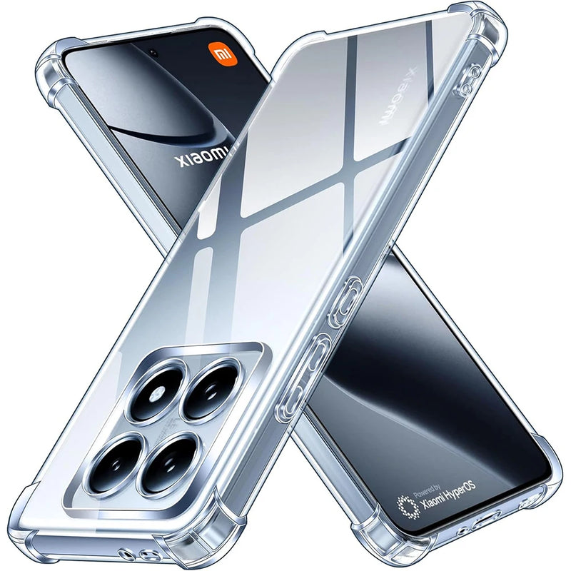 Silicone Soft Shockproof Case For Xiaomi Xiaomi Mi 15S 15 14 14T 13 13T 12 12X 12T 12S 11 11T Pro Lite 5G Ultra Thin Clear Cover
