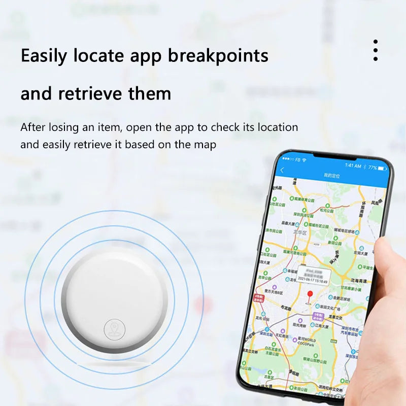 Xiaomi Bluetooth 5.0 GPS Mini-Tracker Air Tag Anti-Verlust-Gerät für Haustiere, Senioren, Kinder, Geldbörsen, iOS und Android – Smart Finder Locator