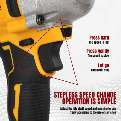 DEWALT 20V Cordless Impact Wrench | High Torque Brushless Motor | Durable Lithium-Powered Tool for Professional Use DCF900