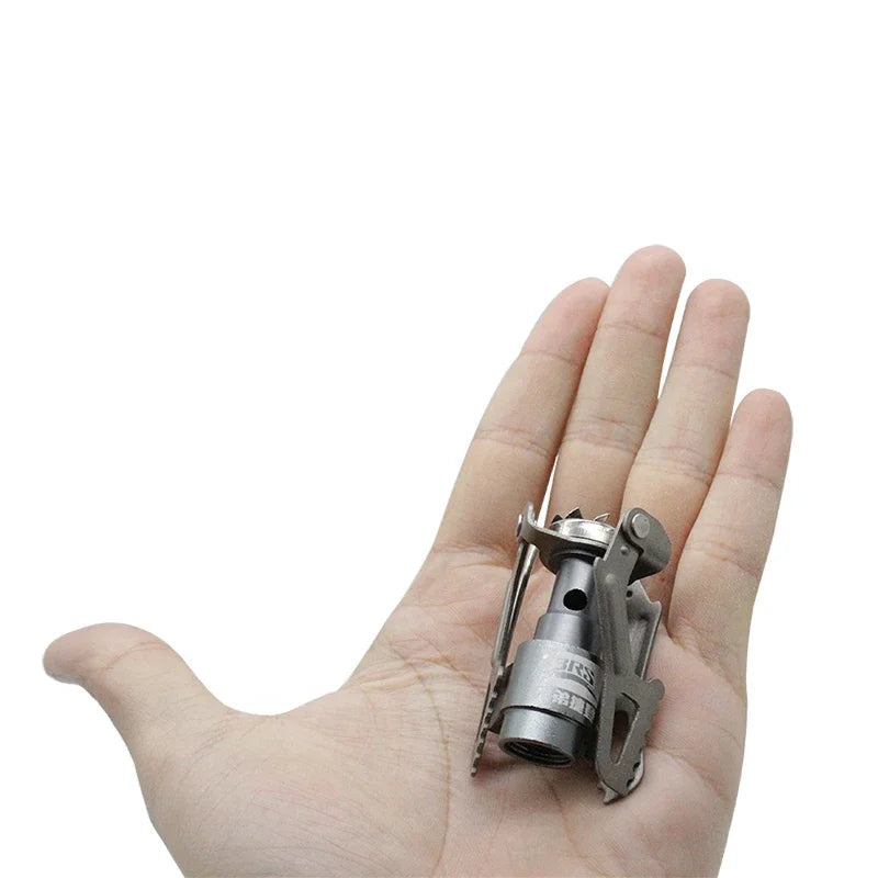 BRS Outdoor Gas Stove Camping Gas Burner Portable Mini Titanium Stove Survival Furnace Pocket Picnic Gas Cooker Brs-3000t