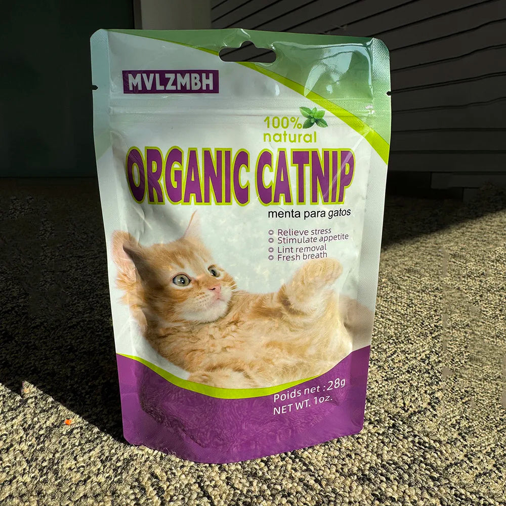 Organic 100% Natural High Quality Catnip Cattle Grass Mint Taste Funny Cat Toy New Cat Toy Interactive Cat Toys Pet Supplies