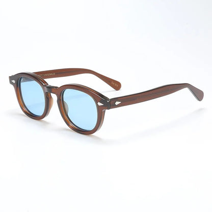 Lemtosh Sunglasses Man Johnny Depp Polarized Sun Glasses Woman Luxury Brand Vintage Acetate Frame Driver's Shade