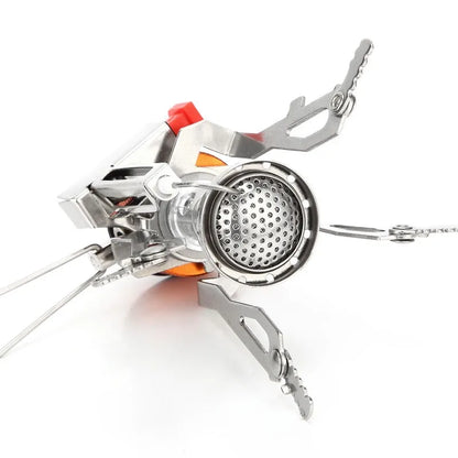 Foldable Outdoor Stove Ultra-light Alloy Mini Gas Stove for Camping Hiking Gas Furnace Portable Outdoor Cooking Picnic Cooker