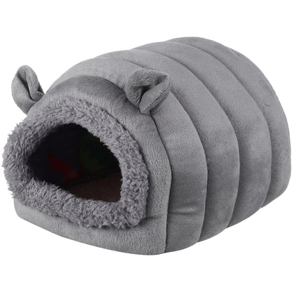 Pet Bed For Guinea Pig Chinchilla Rabbit Small Animal Cage Nest House Hideout Hut Bedding PP Cotton Material