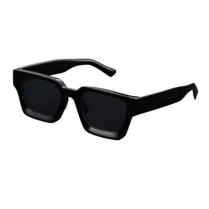 1PC Unisex Plastic Fashion Square Frame Sunglasses For Street Photography And Beach Trips Driving Accessories