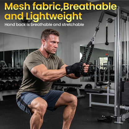 Gym Gloves for Men Sports Multi-use Breathable Gel Weight Lifting Gloves for Pull-ups,Training,Fitness,Road Bike Outdoor Cycling