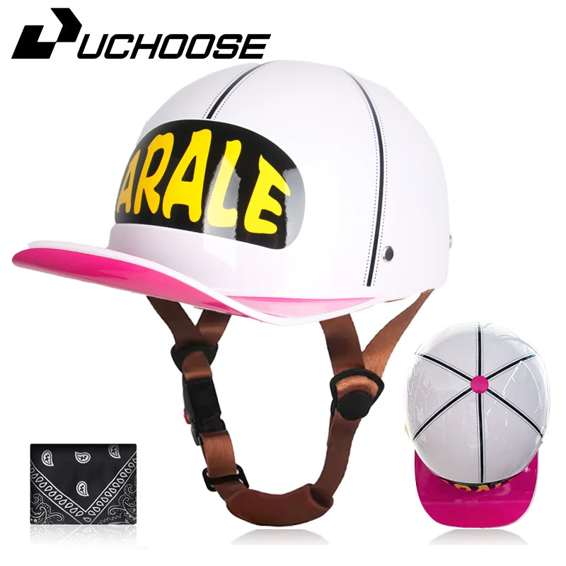 Motorcycle Helmet Electric Vehicle Riding Locomotive for Retro Half Helmet Four Seasons Universal Helmet Helmet