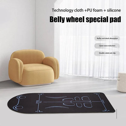 New【Yoga Mat Non Slip Shock Absorber Thick Kneeling Mat Kneeling Pads Reusable Gym Mat For Home Pilates Floor Workouts】