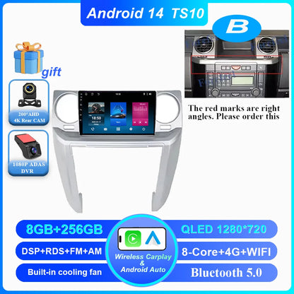 Car Android 16 GPS Navigation For Land Rover Discovery 3 2004 -2009 Auto Radio Stereo Multimidia Video Player Carplay NO 2DIN 4G