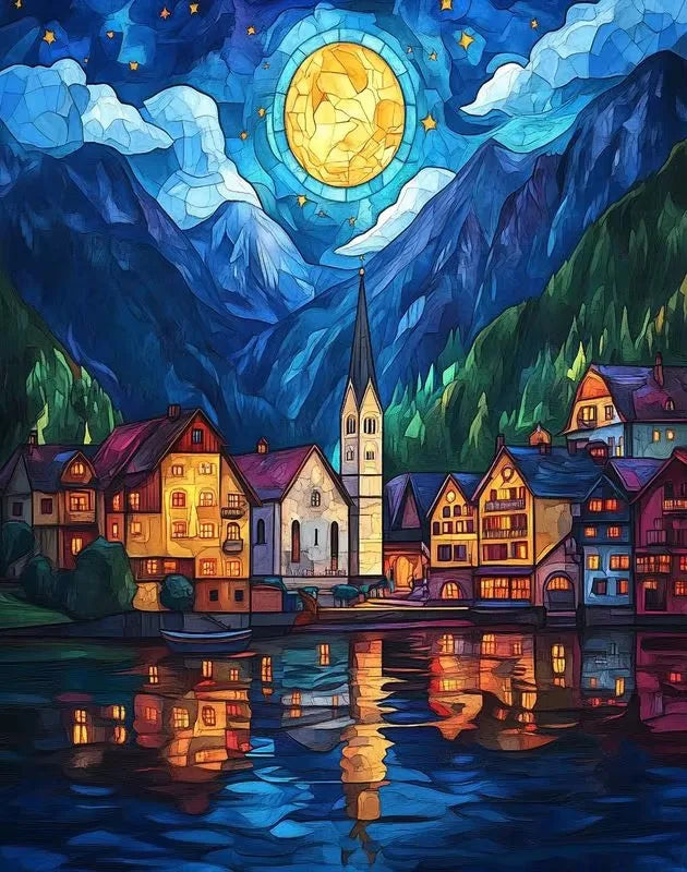 Diamond Painting  Accessories Landscape Scenery Diamond Mosaic Handmade Art Exquisite Gift Home Decor